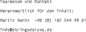 Impressum und Kontakt